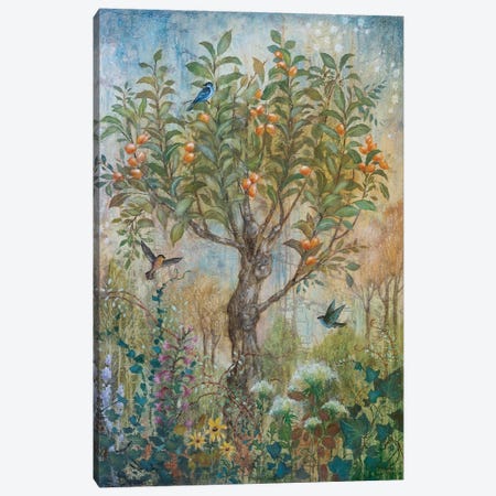 Apricot Enchantment Canvas Print #LMK17} by Lisa Marie Kindley Canvas Art