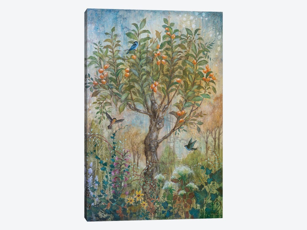 Apricot Enchantment by Lisa Marie Kindley 1-piece Canvas Artwork