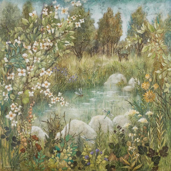Tranquil Gardens: Enchanted Pond by Lisa Marie Kindley