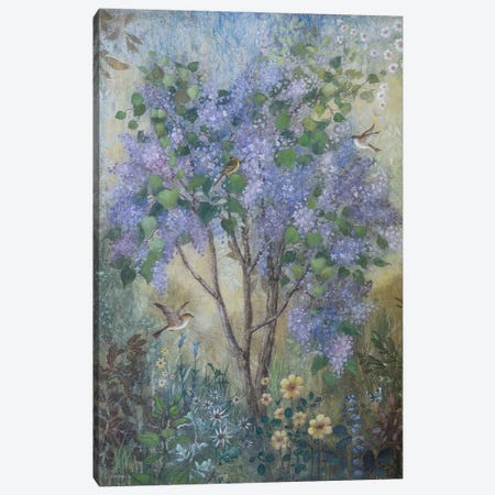 Fresh Lilacs Canvas Print #LMK22} by Lisa Marie Kindley Canvas Art