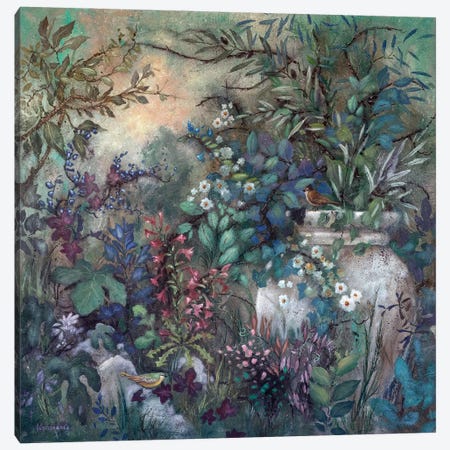 Secret Garden Canvas Print #LMK29} by Lisa Marie Kindley Canvas Art