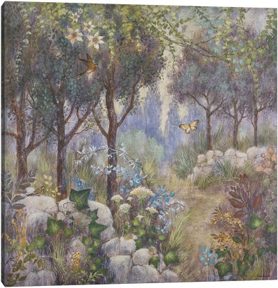 Pathway of Dreams Canvas Art Print - Garden & Floral Landscape Art