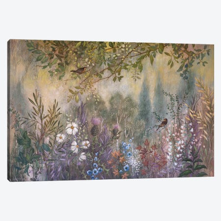 Wild Garden Tangle Canvas Print #LMK33} by Lisa Marie Kindley Canvas Print
