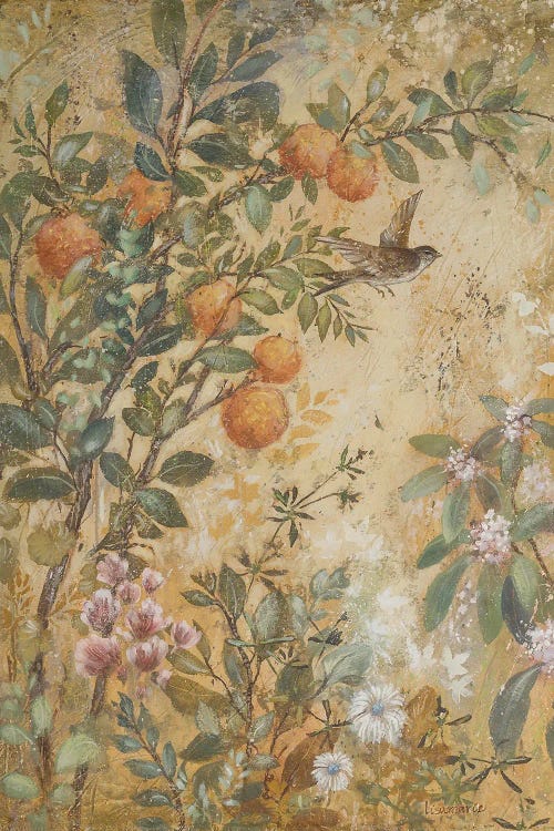 Fresco Oranges by Lisa Marie Kindley wall art