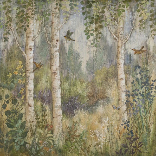 Birch Trees: Three Birches by Lisa Marie Kindley