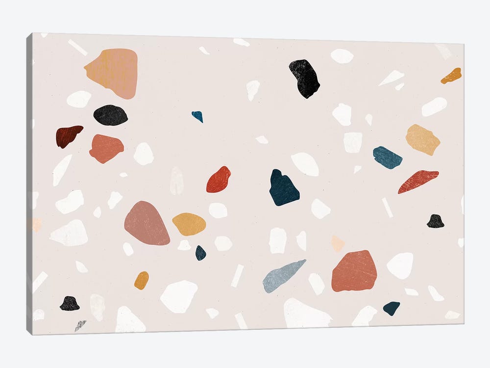 Painted Terrazzo IV by LEEMO 1-piece Canvas Art Print