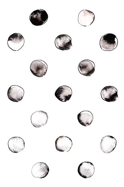 Black & White Patterns: Circles by LEEMO