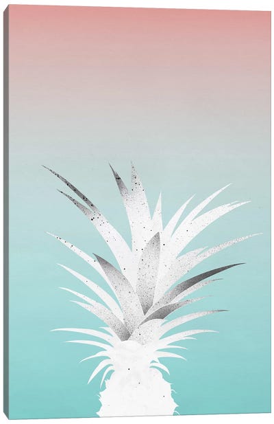 Ananas Comosus Canvas Art Print - Tropics to the Max