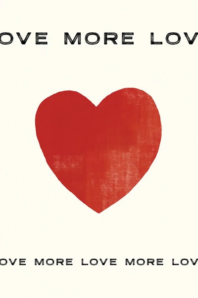 More Love by LEEMO canvas print