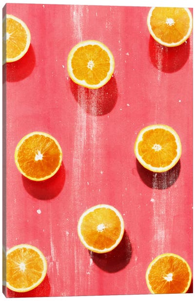 Fruit V Canvas Art Print - Orange Art