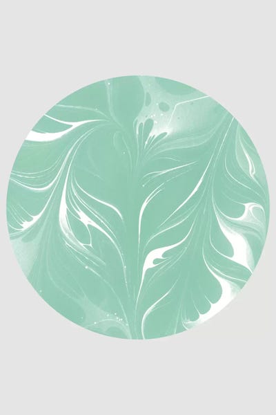 Circular Abstract: Marbling IV by LEEMO