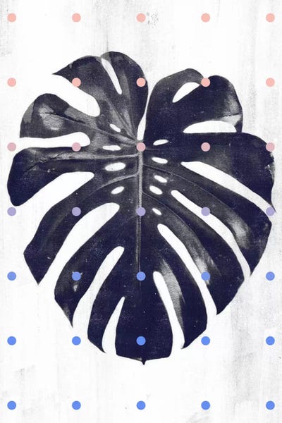 Polka Dot: Monstera & Dots by LEEMO