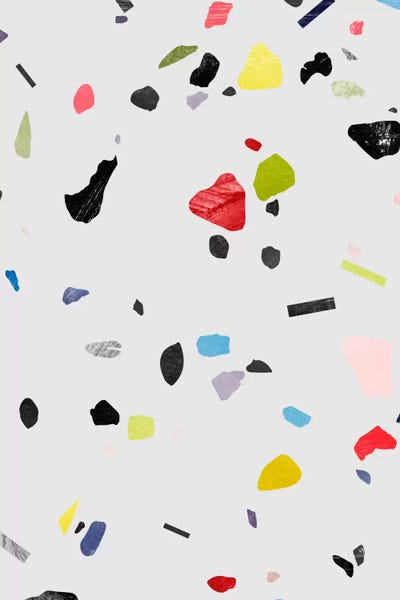 Painted Terrazzo I by LEEMO metal wall art