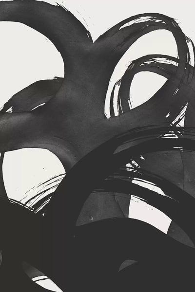Large Black & White Art - Canvas Prints: Deep by LEEMO