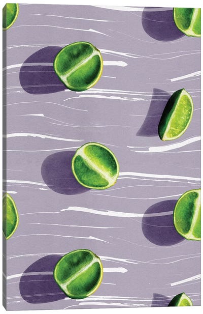 Fruit X-I Canvas Art Print - Lemon & Lime Art