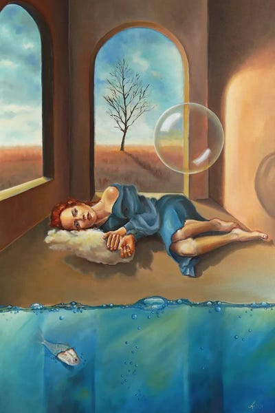 The Silence Within by Adina Lohmuller art print