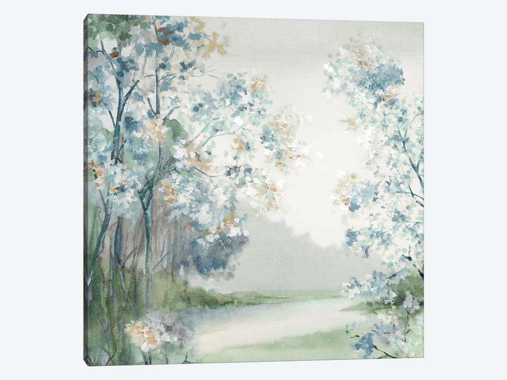 Lighten Blue Forest by Luna Mavis 1-piece Canvas Art