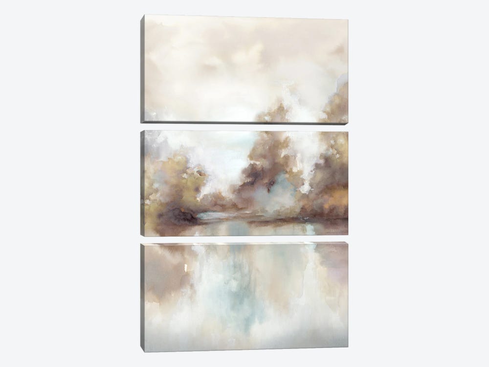 Oasis Of Tranquility I by Luna Mavis 3-piece Canvas Print
