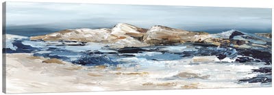 By The Rocks Canvas Art Print - Coastal & Ocean Abstract Art