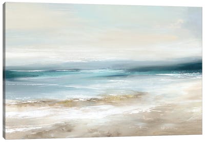 Oceanic Serenity Canvas Art Print - Abstract Landscapes Art