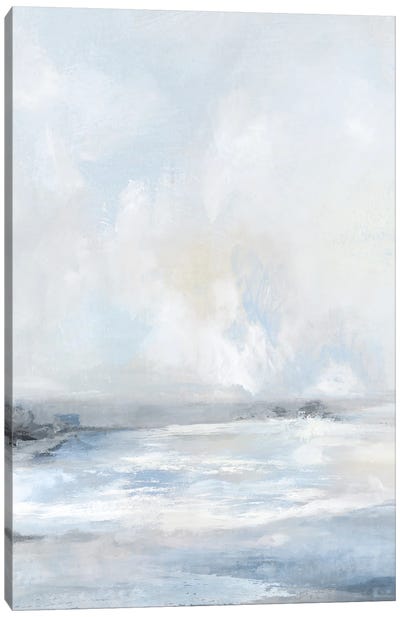 Soft Blue Sea Canvas Art Print