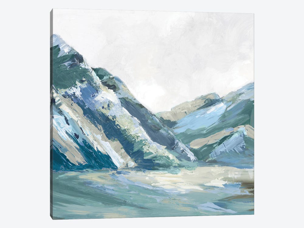 Blue Palette Mountains I by Luna Mavis 1-piece Canvas Art Print