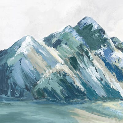 Blue Palette Mountains II by Luna Mavis canvas print