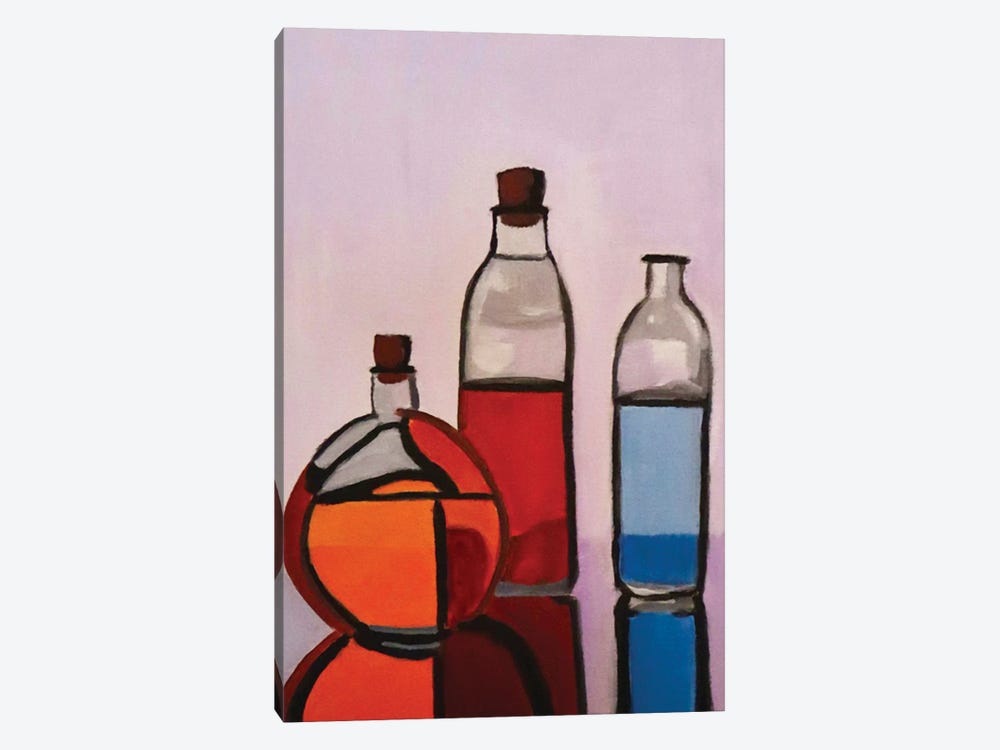 Bottles by Laurie Mcmurray 1-piece Canvas Print