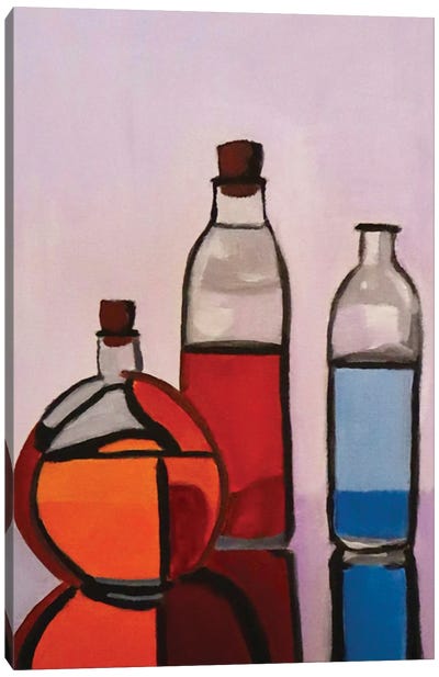 Bottles Canvas Art Print