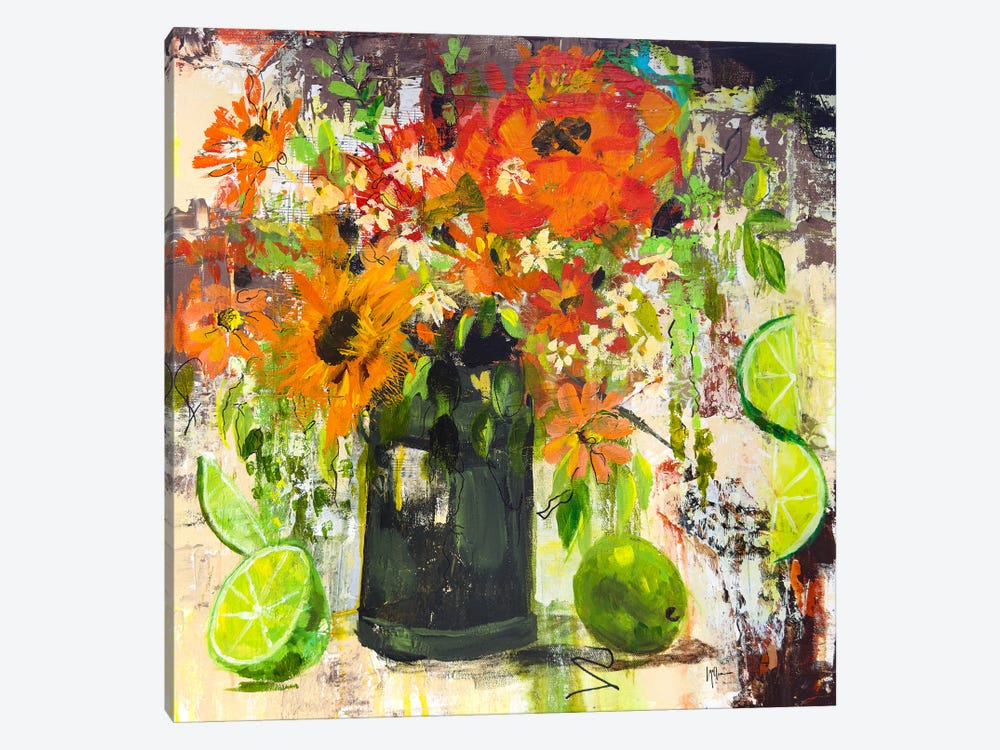 Afternoon Limes by Linda McClure 1-piece Art Print