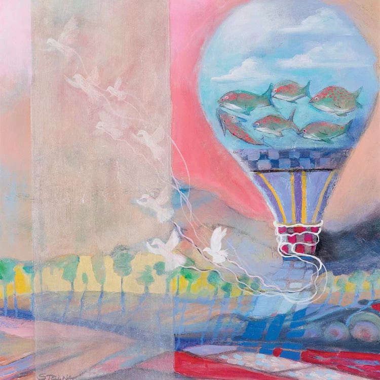 Bird Toy by Linda Stelling wall art