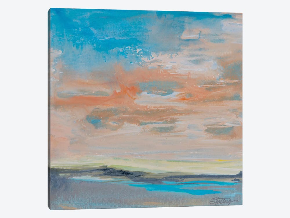 Blush Sky by Linda Stelling 1-piece Canvas Print