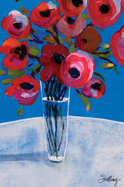 Linda Stelling: Poppies by Linda Stelling