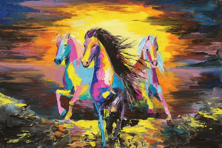 Horses by Lana Frey wall art