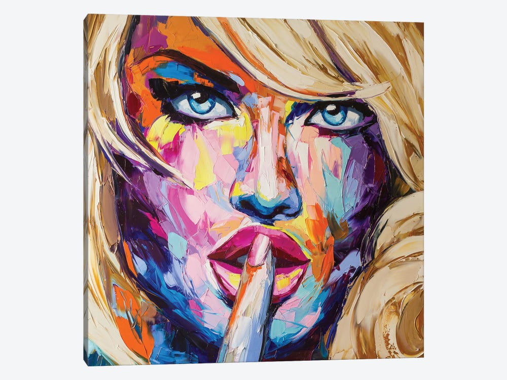Hush Your Own Secrets by Lana Frey 1-piece Canvas Print