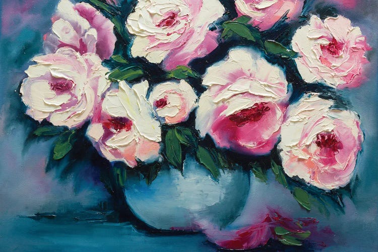 Peonies In A Vase