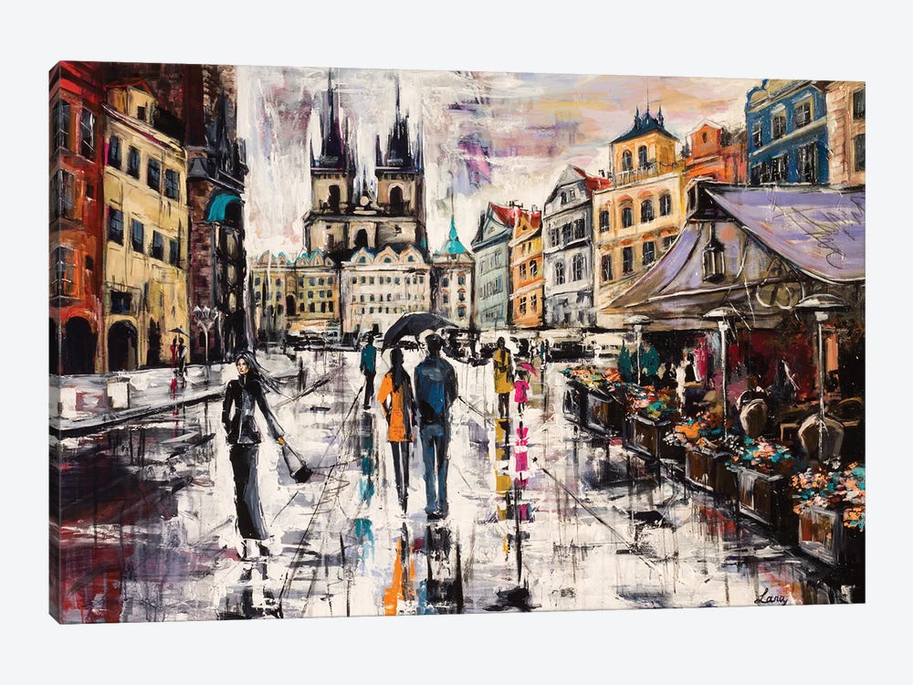 Prague. Staromestska by Lana Frey 1-piece Canvas Art