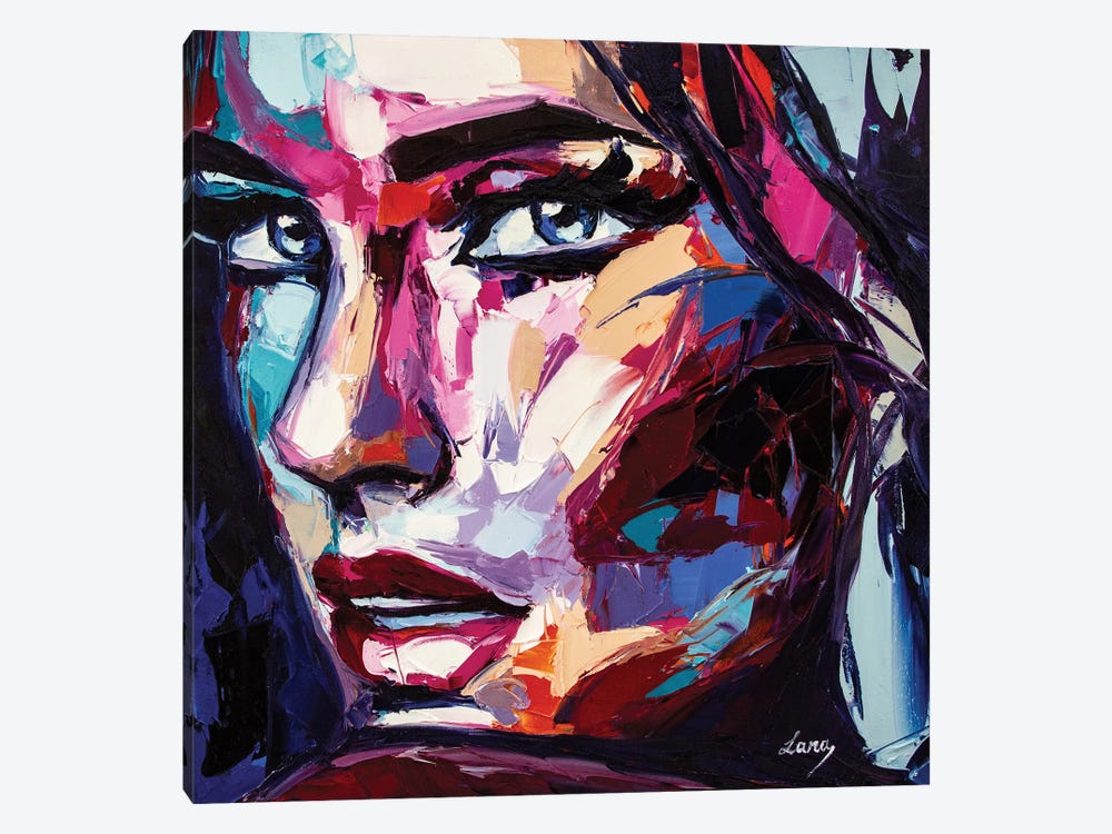 Turn To Blues by Lana Frey 1-piece Canvas Artwork