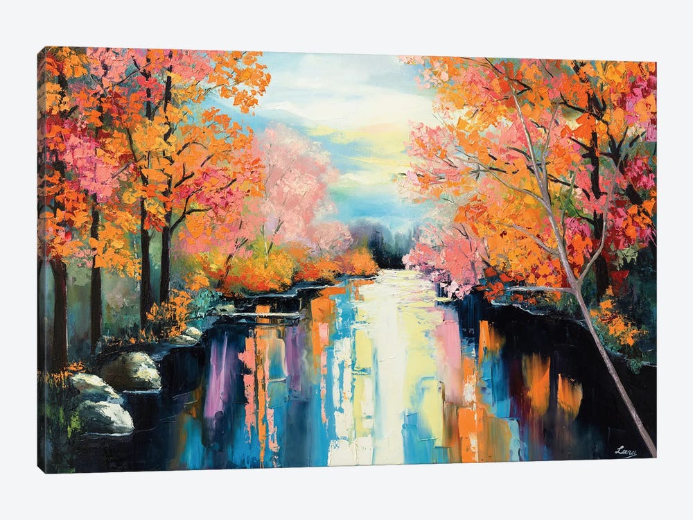 Autumn Flow by Lana Frey 1-piece Canvas Art