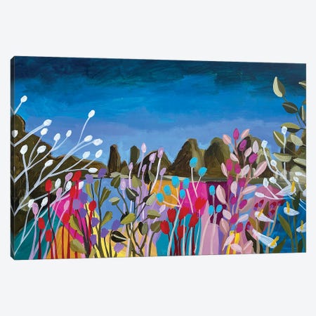 Landscape With Peace Lilies Canvas Print #LNK31} by Lenka Stastna Canvas Art Print