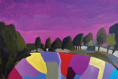 Purple Sky by Lenka Stastna canvas print