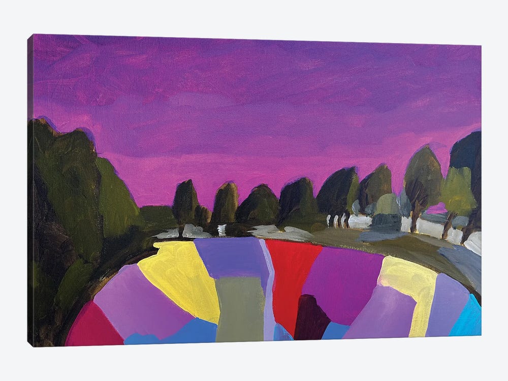Purple Sky by Lenka Stastna 1-piece Canvas Artwork