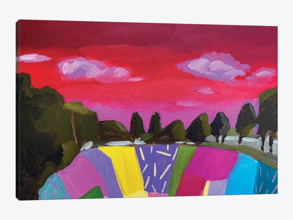 Red Sky by Lenka Stastna 1-piece Canvas Art Print