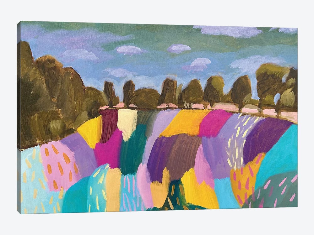 Patchwork Fields I by Lenka Stastna 1-piece Canvas Art