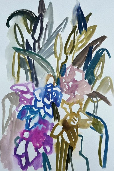 Daffodils: Daffodils And Lilies I by Lenka Stastna