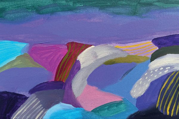 Patchwork Landscapes: Autumn I by Lenka Stastna