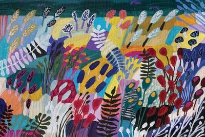 Patchwork Fields XIV by Lenka Stastna metal wall art