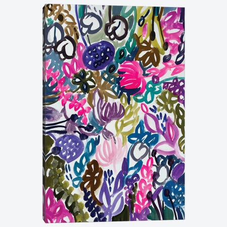 Flowers XIII Canvas Print #LNK54} by Lenka Stastna Canvas Wall Art