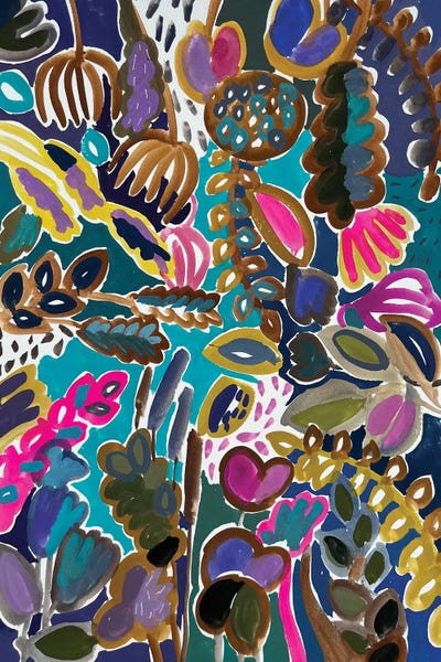 Floral & Botanical Patterns: Flowers VIII by Lenka Stastna