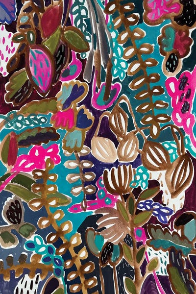 Floral & Botanical Patterns: Flowers IV by Lenka Stastna